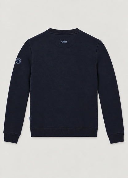 Jersey Crew Neck Sweatshirt Lisa Navy