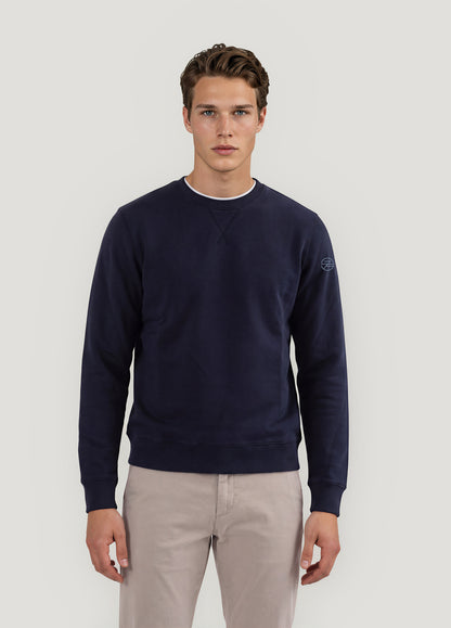 Jersey Crew Neck Sweatshirt Lisa Navy