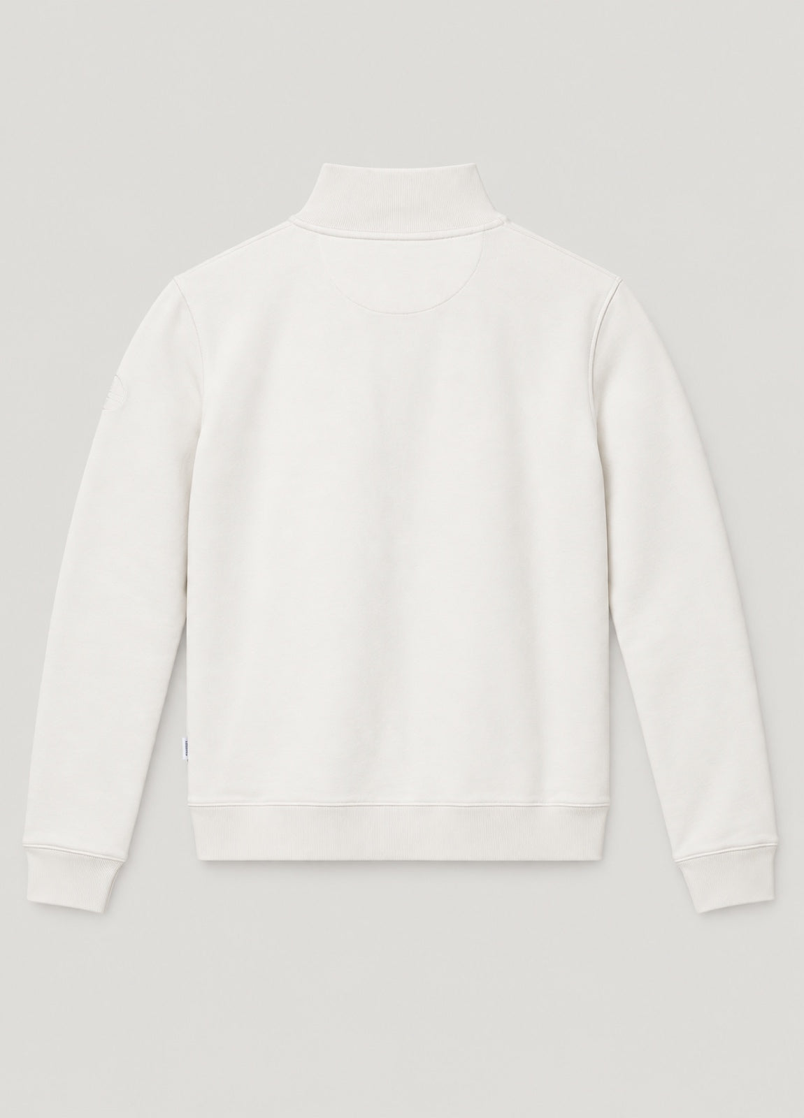 Jersey Zip Up Sweatshirt Lisa Ecru