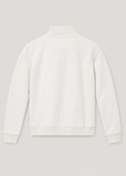 Jersey Zip Up Sweatshirt Lisa Ecru