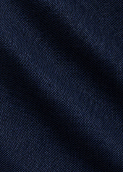 Blazer Oxford Tailored Fit 2 botones marino liso a medida · tejido