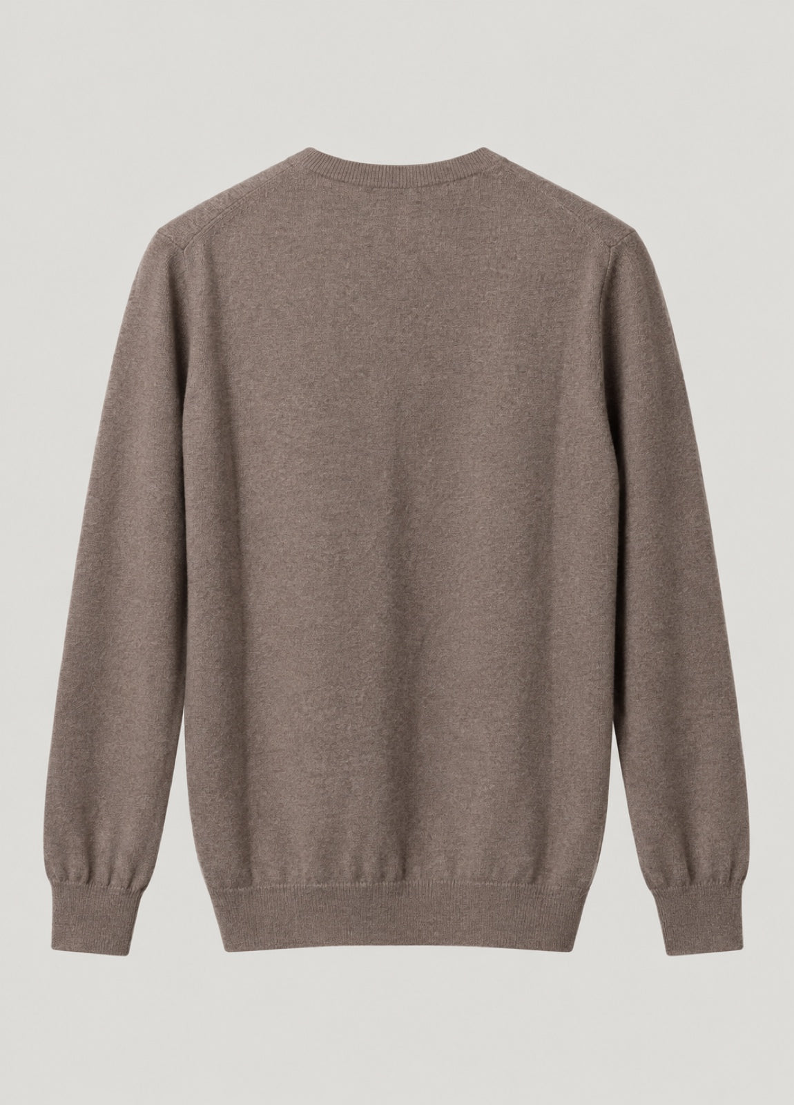 Jersey Crew Neck Grano Arroz Beige Melange