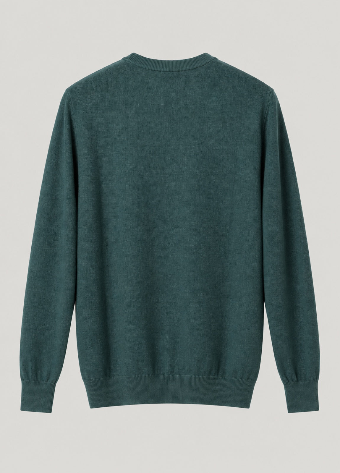 Jersey Crew Neck Grano Arroz Verde