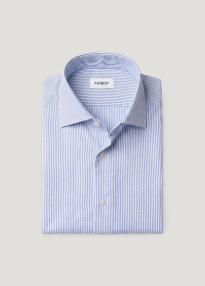 Camisa sport rayas azul