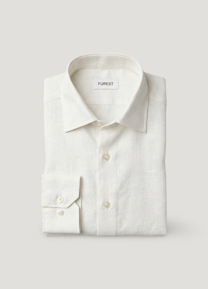 White linen shirt