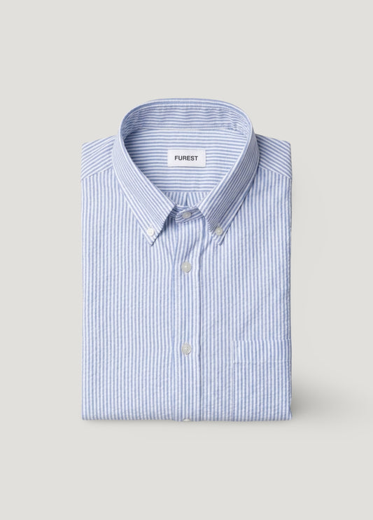 Camisa sport oxford raya azul