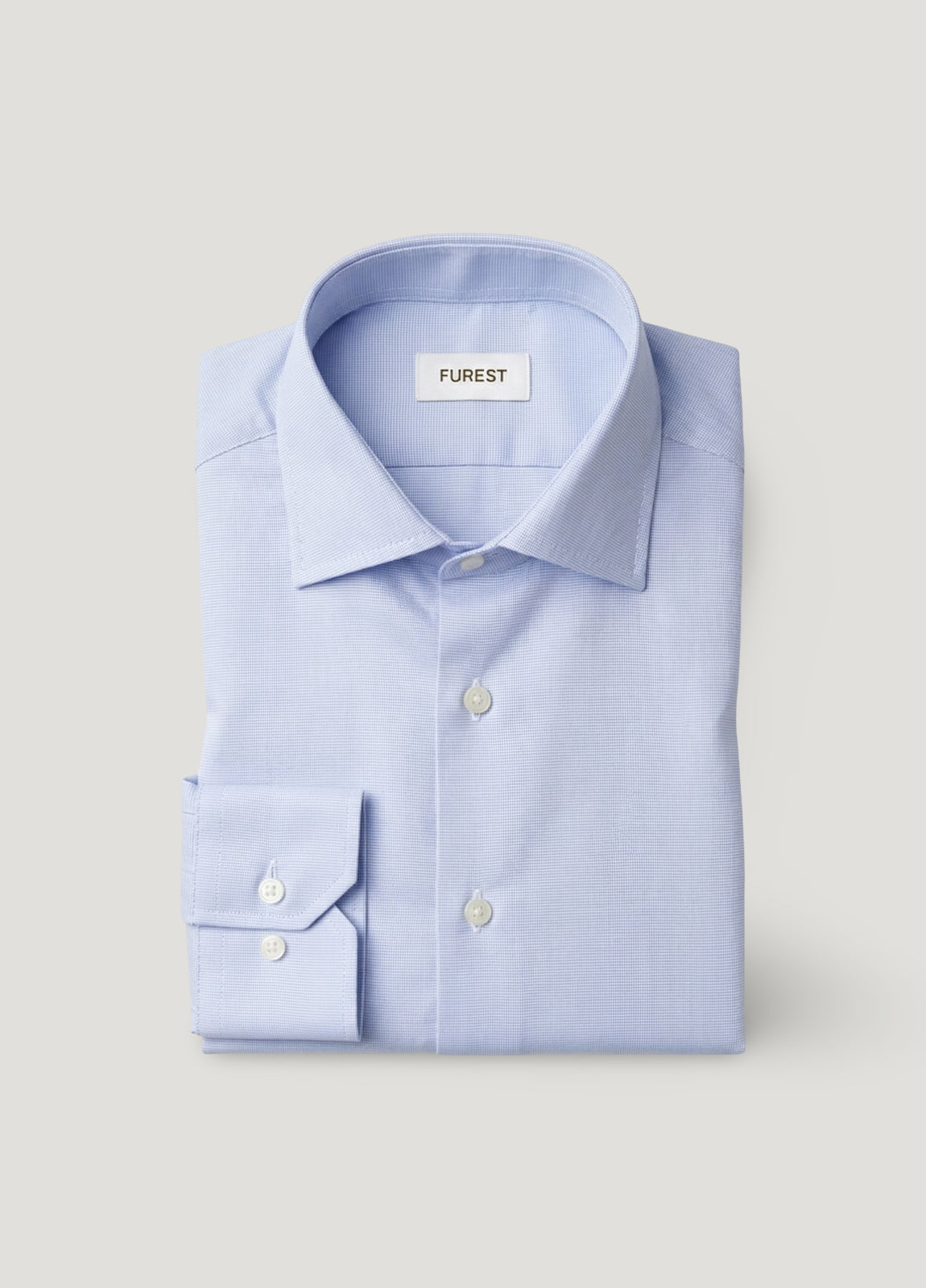 Camisa sport micrograbado celeste