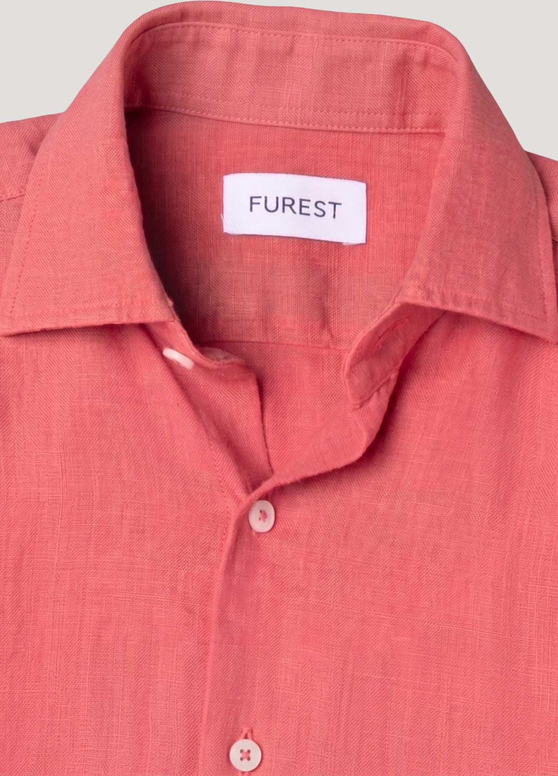 Camisa sport lino coral