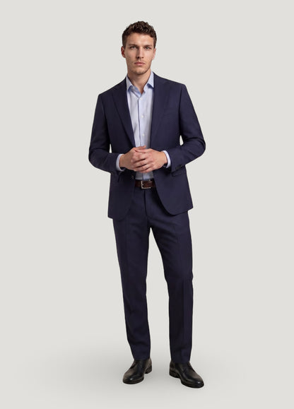 Traje vestir micro grabado vestir marino