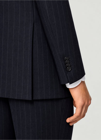 Traje Oxford Tailored Fit marino raya diplomática a medida