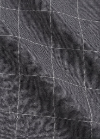 Traje Oxford Tailored Fit gris cuadro ventana a medida