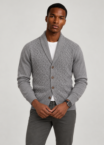 Jersey Chaqueta Botones Av 507 Gris