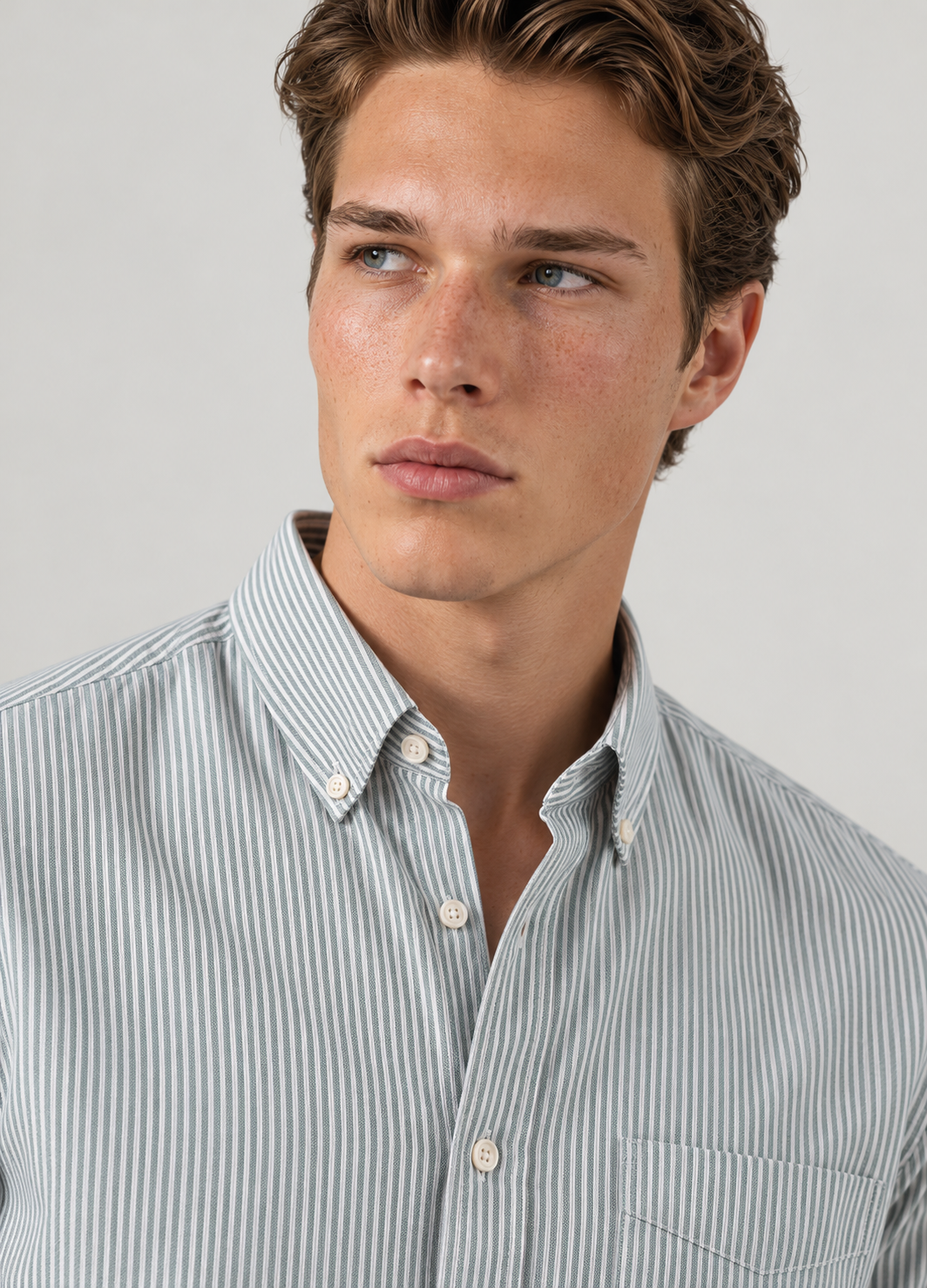 Camisa Polo B.D. Rayas Verde