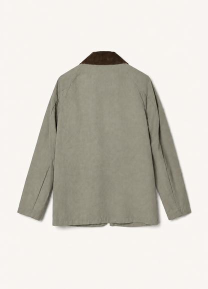 Chaqueta con bolsillos  y cuello de pana