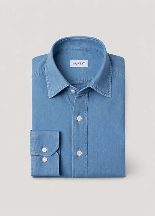 Denim sport shirt