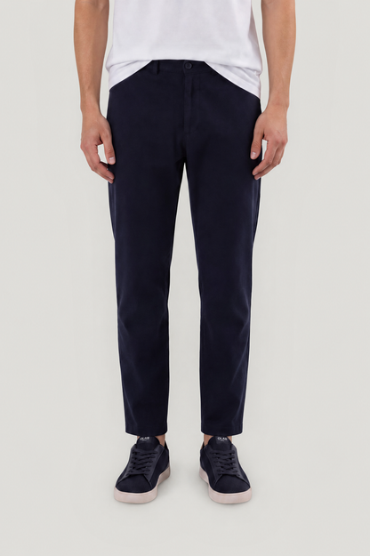 Pantalón chino regular marino