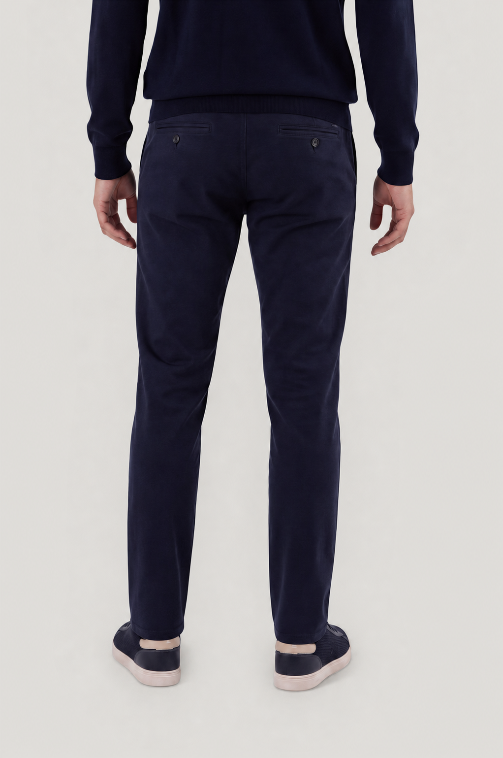 Pantalón chino regular marino