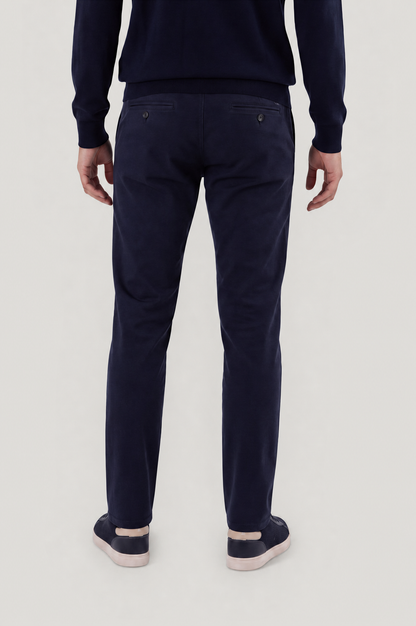 Pantalón chino regular marino