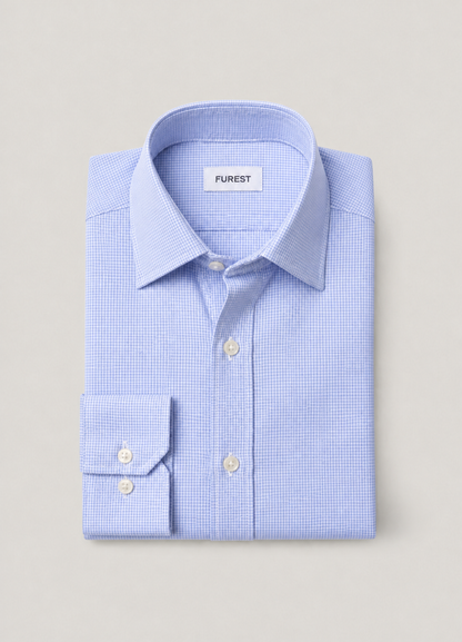 Camisa Niza Cuadrito Azul
