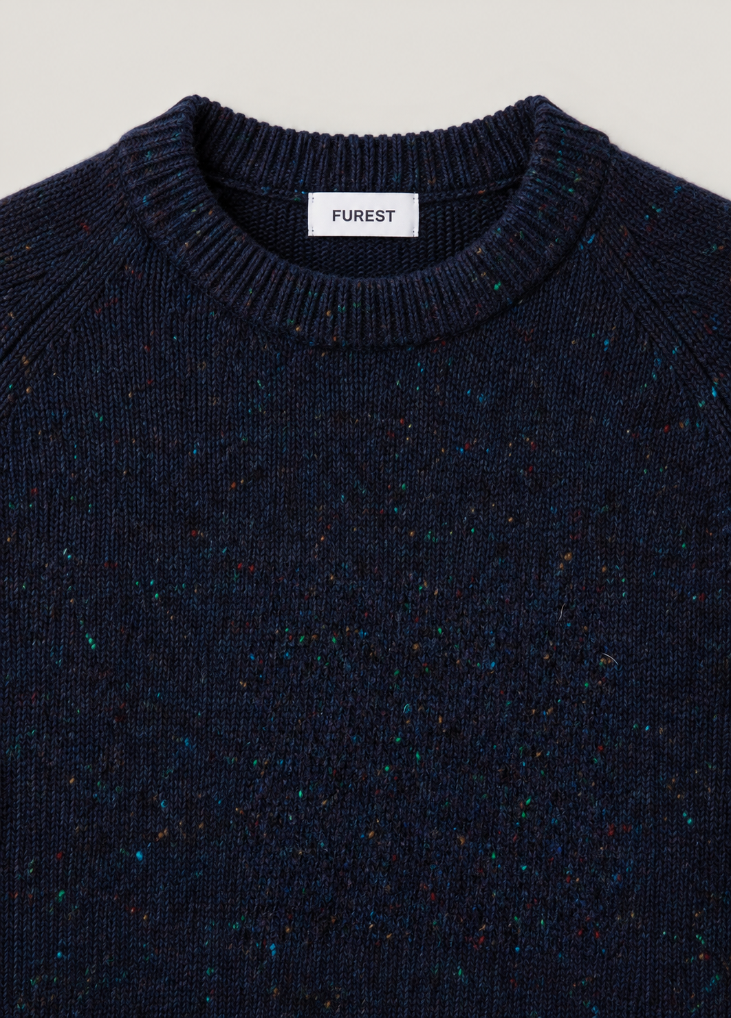 Jersey Crew Neck Puzzle Navy