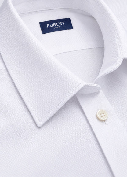 Camisa vestir puño doble blanco