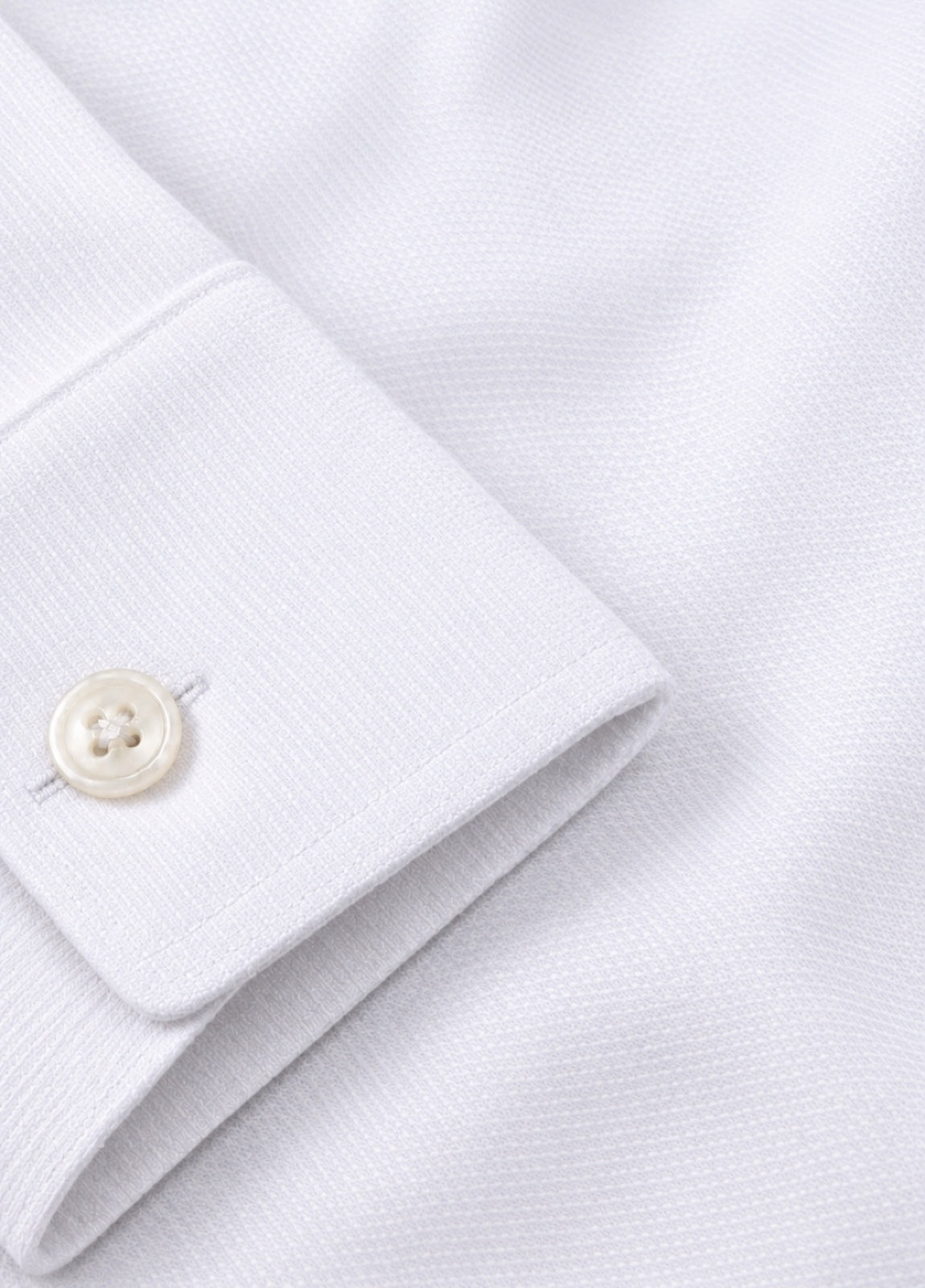Camisa vestir puño doble blanco