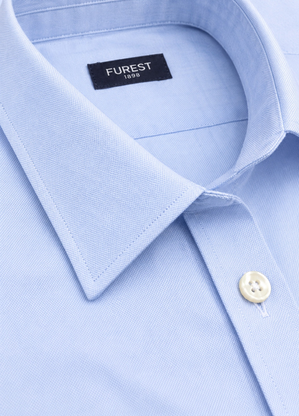 Camisa vestir oxford celeste