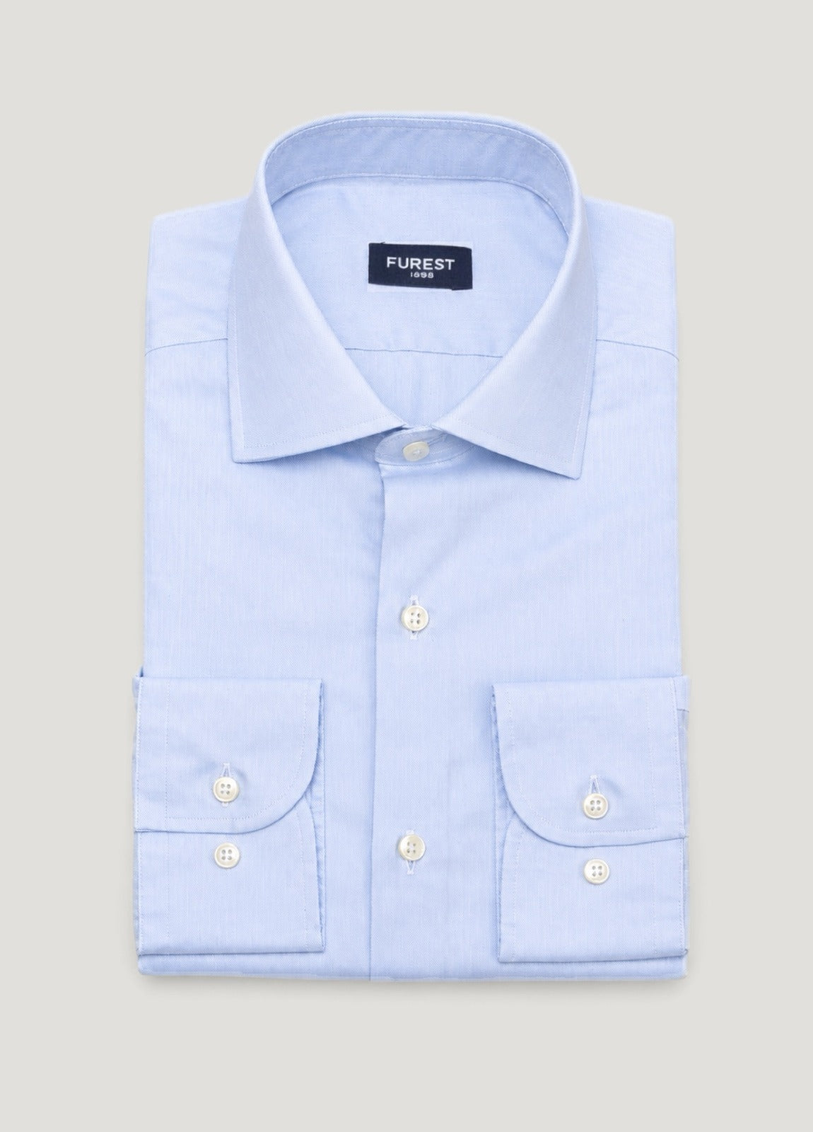 Camisa vestir oxford celeste
