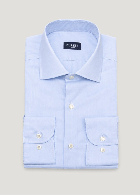 Camisa vestir oxford celeste