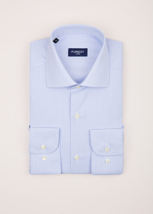 Camisa vestir rayas celeste