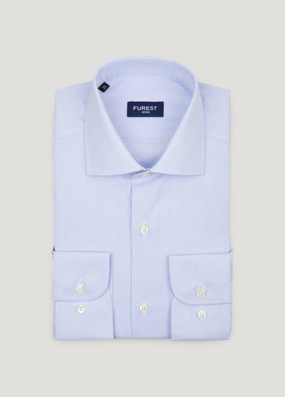Camisa vestir rayas celeste