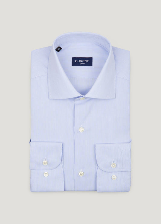 Camisa vestir rayas celeste