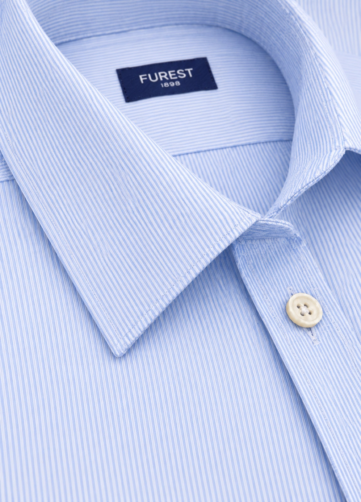 Camisa vestir rayas celeste