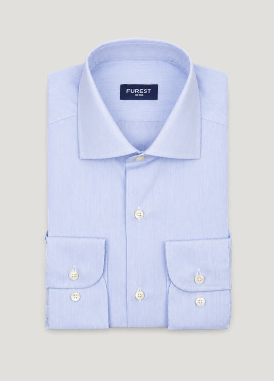 Camisa vestir rayas celeste
