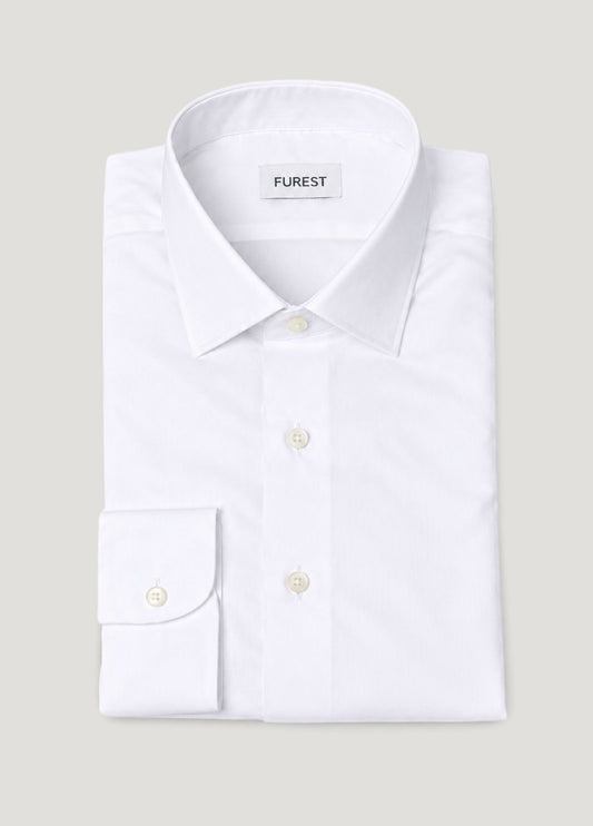 Camisa vestir lisa blanca