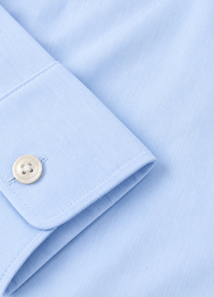 Camisa vestir lisa celeste