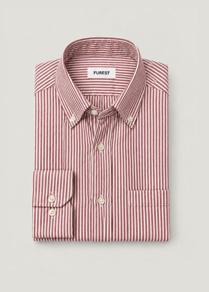 Camisa Polo B.D. Rayas Rojo