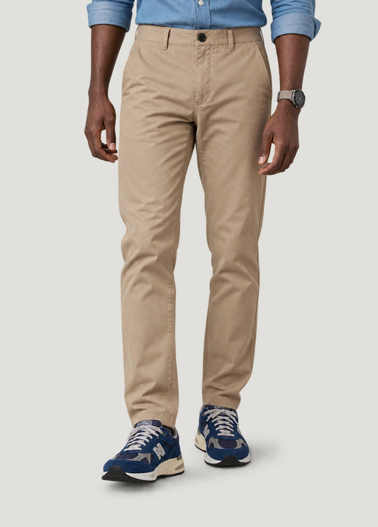 Pantalón Chino Casual Popelín tostado