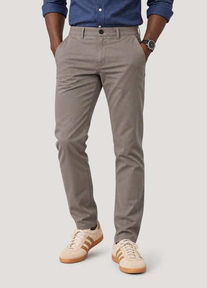 Pantalón Chino Casual Popelín gris