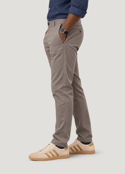 Pantalón Chino Casual Popelín gris
