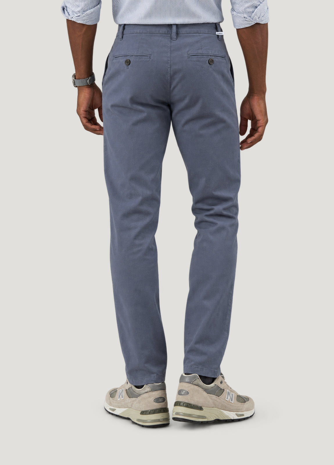 Pantalón Chino Casual Popelín granito