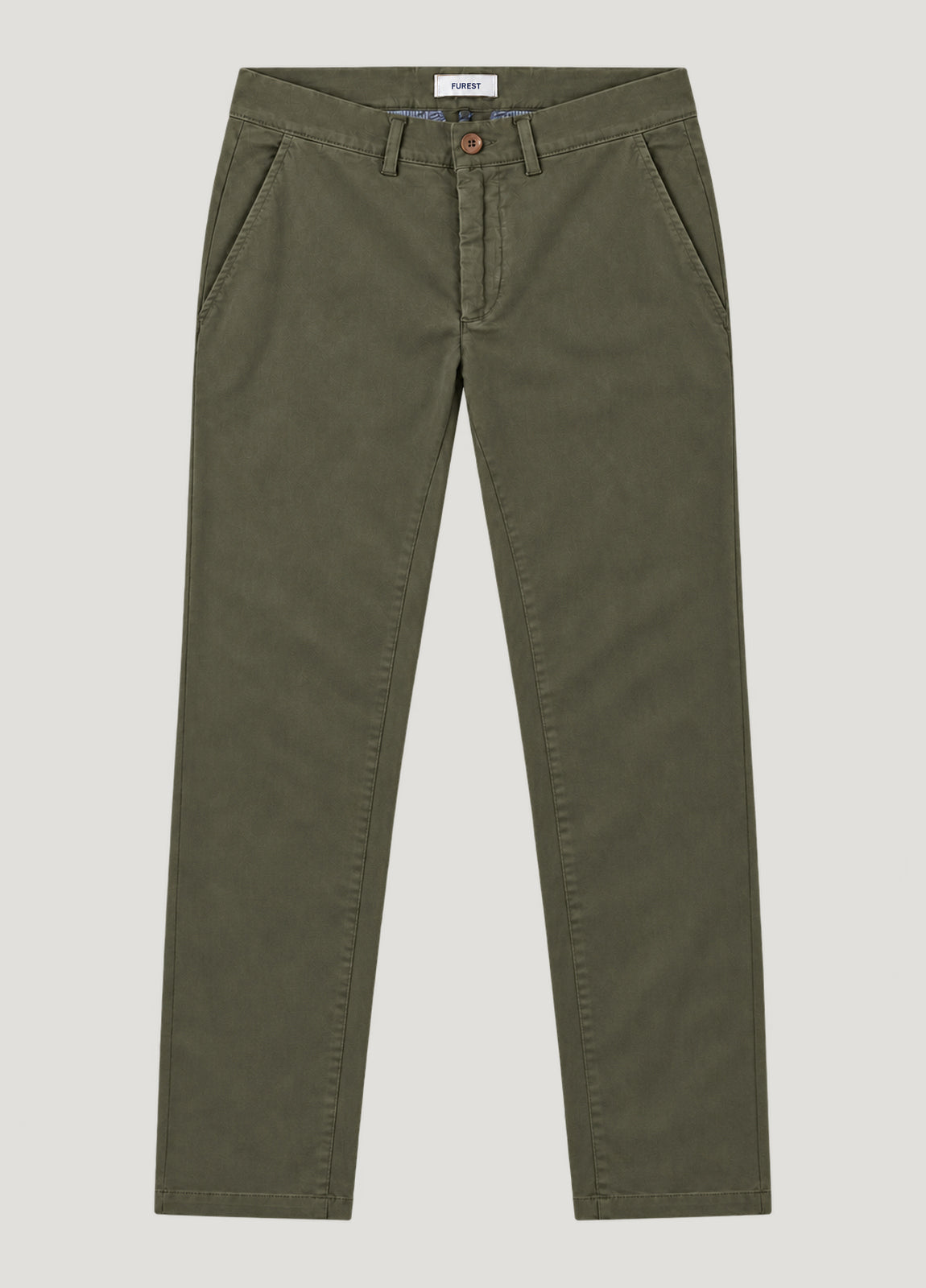 Pantalón casual chino verde