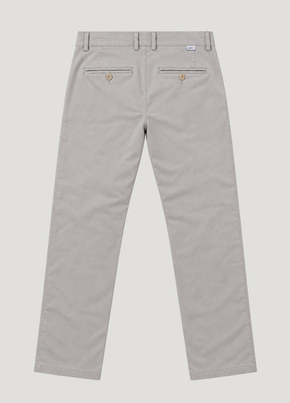 Pantalón casual chino gris perla