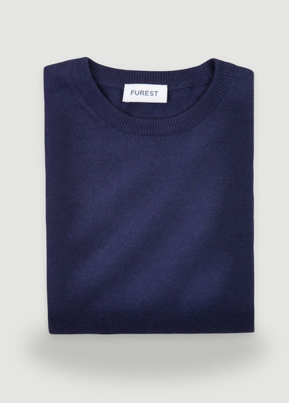 Jersey cuello redondo marino