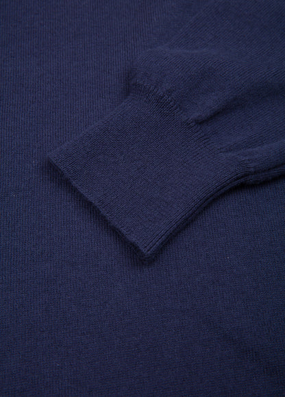 Navy crew neck jersey