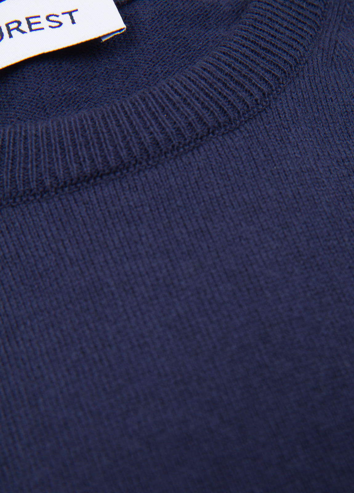 Navy crew neck jersey