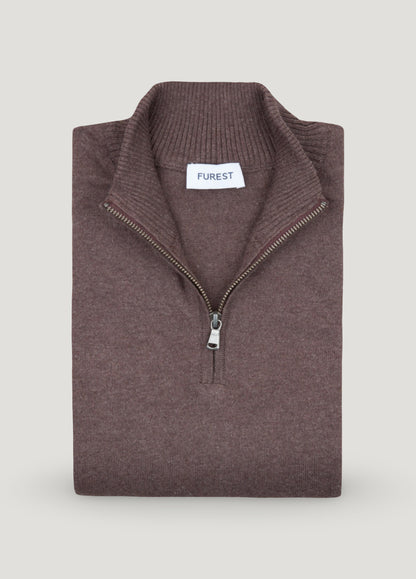 Jersey cuello perkins marrón
