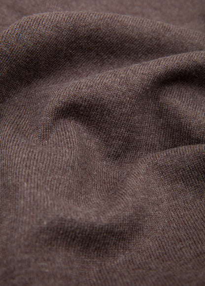 Jersey cuello perkins marrón