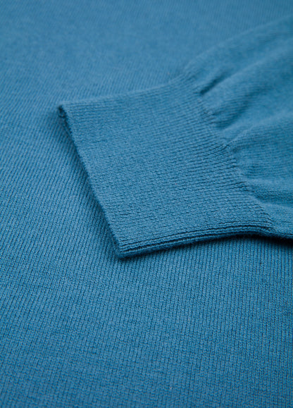 Jersey cuello perkins azul