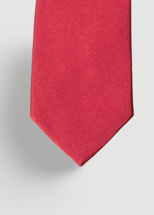 Corbata vestir lisa roja